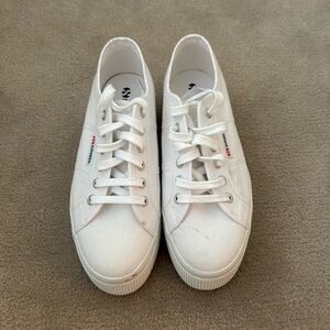 Superga White Platform sneakers